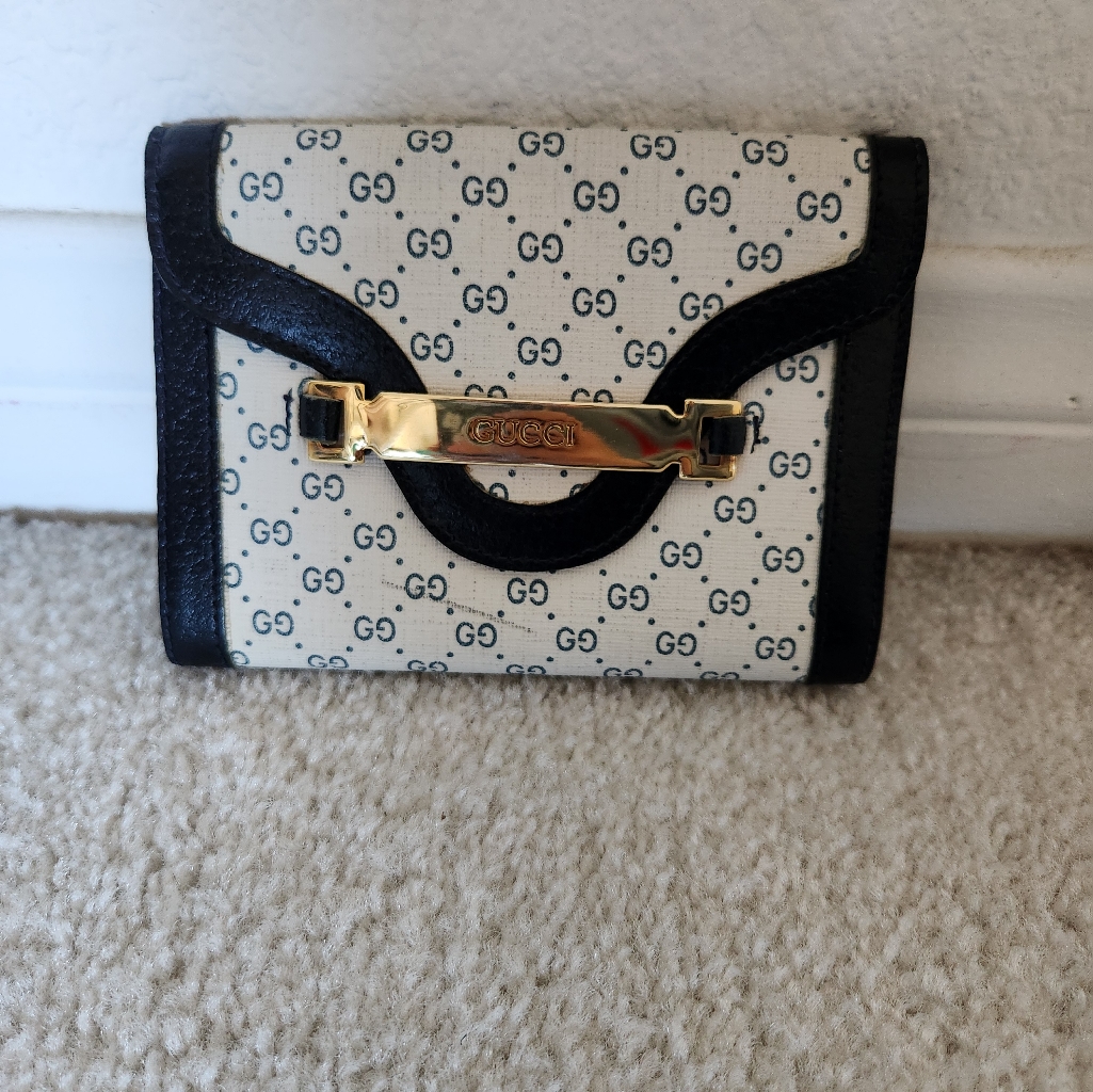 Gucci Black And White Women's Bag